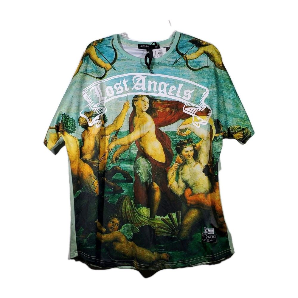 Hudson Outerwear Renaissance Print 3x Lost Angels Graphic Streetwear NWT